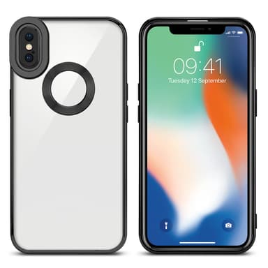 iPhone X / XS silikondeksel Krom case (gjennomsiktig)