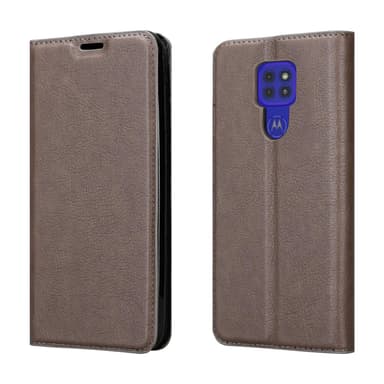 Motorola MOTO G9 PLAY lommebokdeksel case (brun)