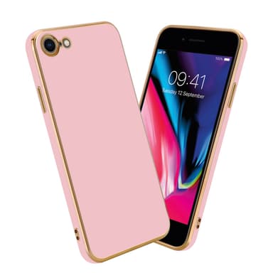 iPhone 7 / 7S / 8 / SE 2020 silikondeksel case (rosa)