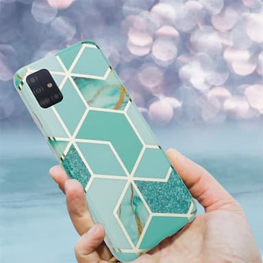 Samsung Galaxy A51 5G lommebokdeksel etui (grønn)