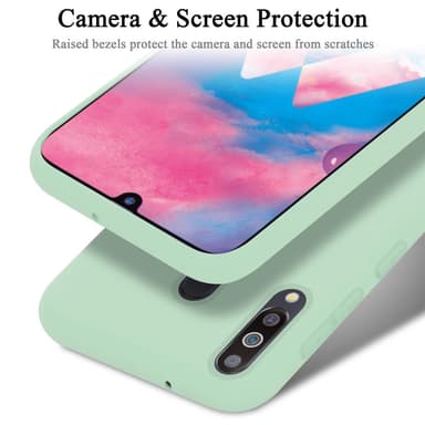 Samsung Galaxy M30 / A40s silikondeksel case (grønn)