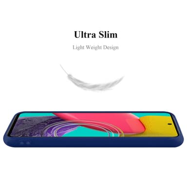 Deksel Samsung Galaxy M53 5G Silikon cover (blå)