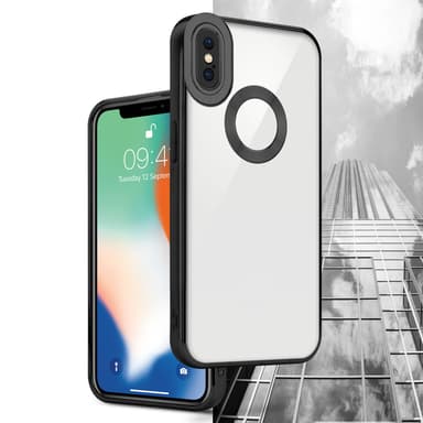 iPhone X / XS silikondeksel Krom case (gjennomsiktig)
