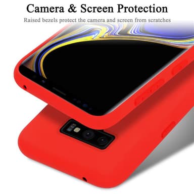Samsung Galaxy NOTE 9 silikondeksel case (rød)