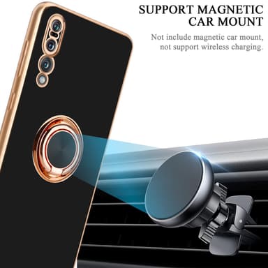 Huawei P20 PRO / P20 PLUS silikondeksel case (svart)