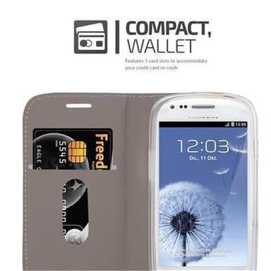 Samsung Galaxy S3 MINI lommebokdeksel etui (blå)