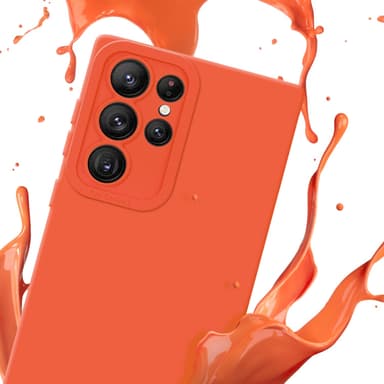 Samsung Galaxy S22 ULTRA Deksel case (oransje)