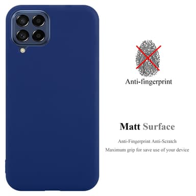 Deksel Samsung Galaxy M53 5G Silikon cover (blå)