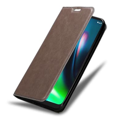 Motorola MOTO G9 PLAY lommebokdeksel case (brun)