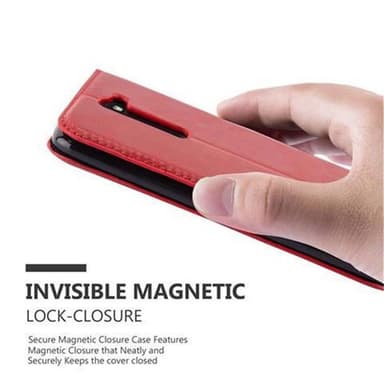 LG K7 2017 lommebokdeksel case (rød)