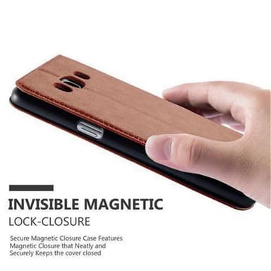 Samsung Galaxy J5 2015 lommebokdeksel case (brun)