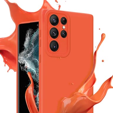 Samsung Galaxy S22 ULTRA Deksel case (oransje)