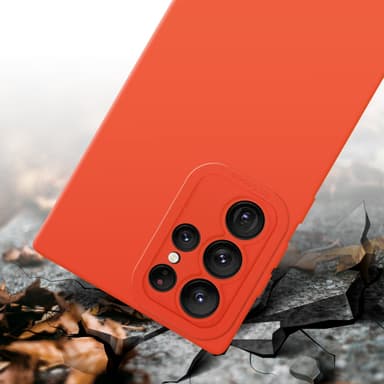 Samsung Galaxy S22 ULTRA Deksel case (oransje)
