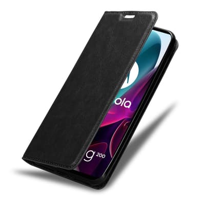 Motorola MOTO G200 5G lommebokdeksel case (svart)