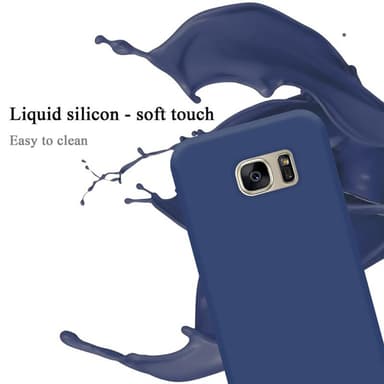 Samsung Galaxy S7 silikondeksel case (blå)