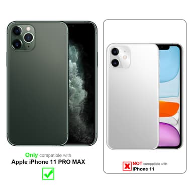 iPhone 11 PRO MAX Deksel case (brun)