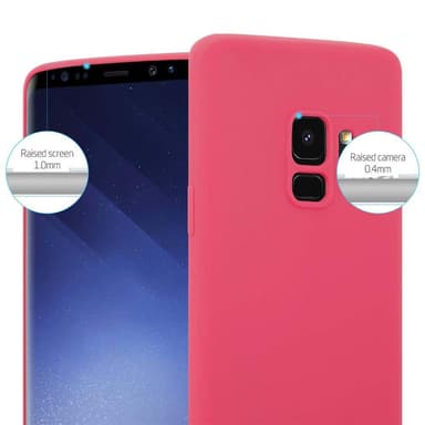 Deksel Samsung Galaxy S9 Silikon cover (rød)