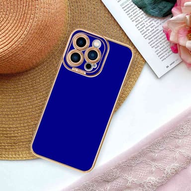 iPhone 13 PRO MAX silikondeksel cover (blå)