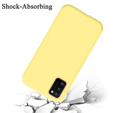 Samsung Galaxy A41 silikondeksel case (gul)