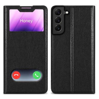 Samsung Galaxy S22 PLUS lommebokdeksel cover (svart)