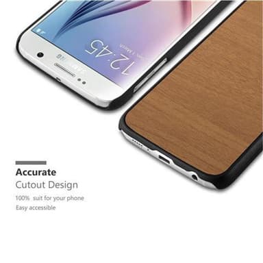 Samsung Galaxy S6 Hardt Deksel Case (brun)