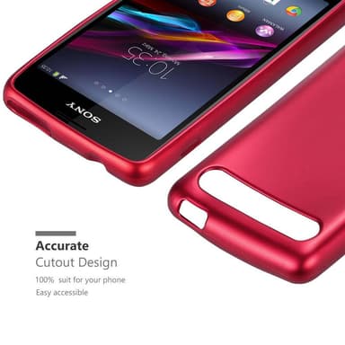 Deksel Sony Xperia E1 Case Cover (rød)