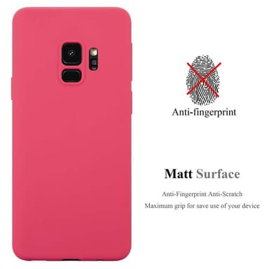 Deksel Samsung Galaxy S9 Silikon cover (rød)