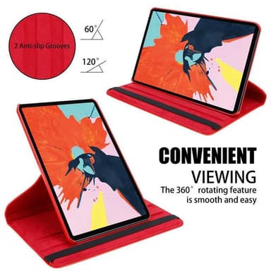 iPad PRO 2018 (12.9 tomme) deksel til nettbrett (rød)