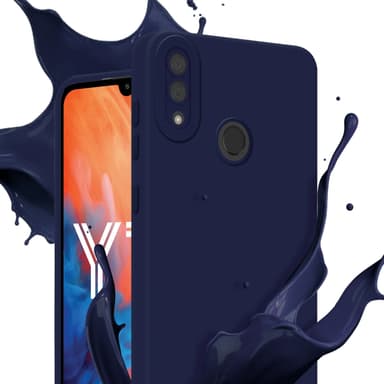 Huawei Y7 2019 / Y7 PRIME 2019 Deksel case (blå)