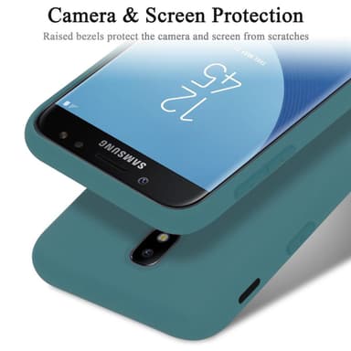 Samsung Galaxy J7 2017 silikondeksel case (grønn)