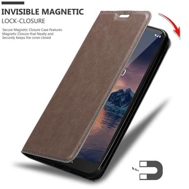 Nokia 1.3 lommebokdeksel case (brun)