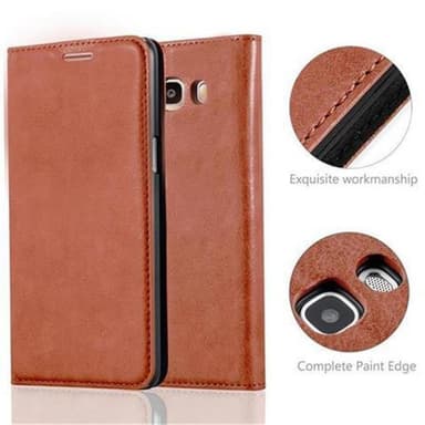 Samsung Galaxy J5 2015 lommebokdeksel case (brun)