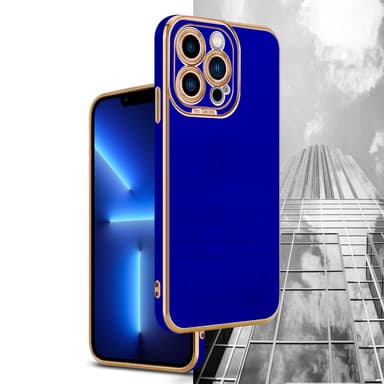 iPhone 13 PRO MAX silikondeksel cover (blå)