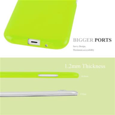 Samsung Galaxy J1 2015 Deksel Case Cover (grønn)