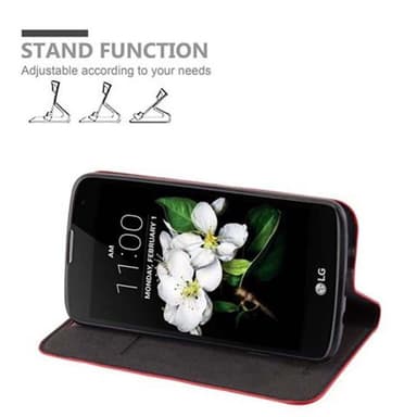 LG K7 2017 lommebokdeksel case (rød)
