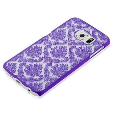 Samsung Galaxy S6 EDGE Hardt Deksel Cover (lilla)