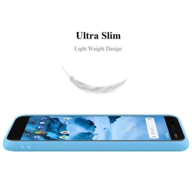 Deksel Nokia 6.1 Silikon cover (blå)