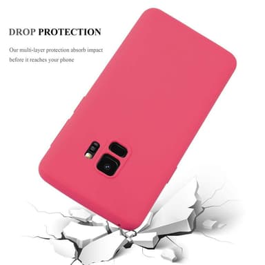 Deksel Samsung Galaxy S9 Silikon cover (rød)