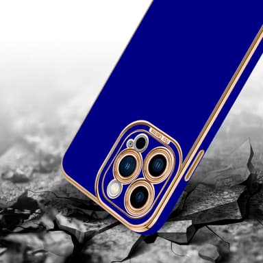 iPhone 13 PRO MAX silikondeksel cover (blå)