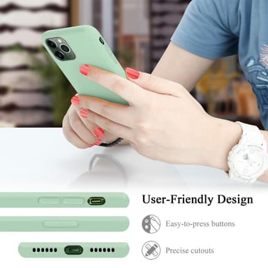 iPhone 11 PRO MAX silikondeksel case (grønn)