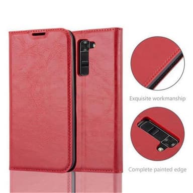 LG K7 2017 lommebokdeksel case (rød)