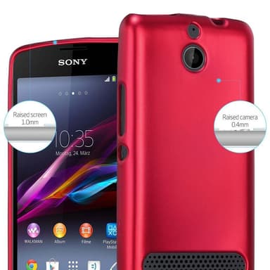 Deksel Sony Xperia E1 Case Cover (rød)