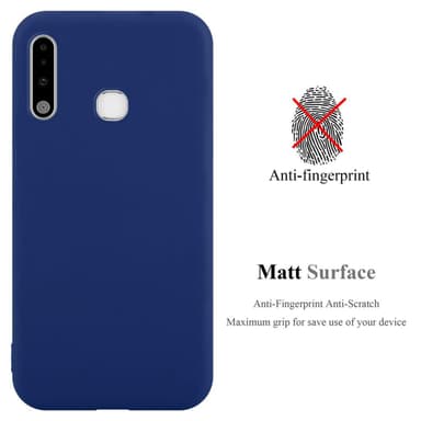 Deksel Samsung Galaxy A70e Silikon cover (blå)