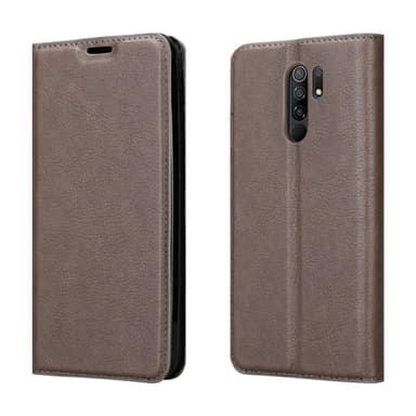 Xiaomi RedMi 9 lommebokdeksel case (brun)