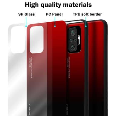 Deksel Xiaomi RedMi NOTE 10 PRO Case Cover (Svart)