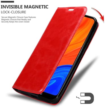 Huawei Y6S lommebokdeksel case (rød)