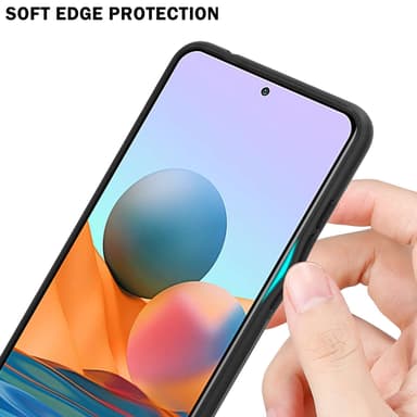 Deksel Xiaomi RedMi NOTE 10 PRO Case Cover (Svart)