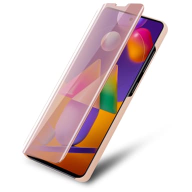 Samsung Galaxy M31s lommebokdeksel etui (rosa)