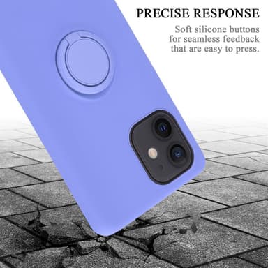 Deksel iPhone 12 MINI Ring Case (lilla)