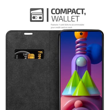 Samsung Galaxy M51 lommebokdeksel case (rød)